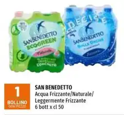 Emi Supermercati San Benedetto Acqua Frizzante/Naturale/Leggermente Frizzante offerta