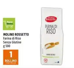 Emi Supermercati Farina di Riso Senza Glutine Molino Rossetto offerta