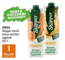 Emi Supermercati Skipper succhi senza zuccheri aggiunti offerta