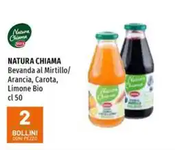 Emi Supermercati Natura Chiama Bevanda al Mirtillo/Arancia, Carota, Limone Bio offerta