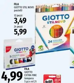 Emi Supermercati Giotto pastelli offerta