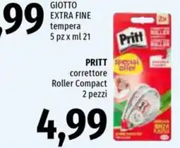 Emi Supermercati Pritt correttore Roller Compact offerta