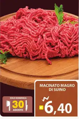 Supermercati Bruscoli Macinato magro di suino offerta