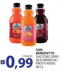 Supermercati Bruscoli San Benedetto Succoso Zero offerta