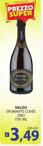 Supermercati Bruscoli Valdo spumante cuvée oro offerta