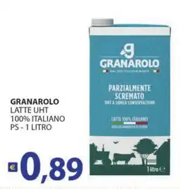Supermercati Bruscoli Granarolo latte UHT parzialmente scremato offerta