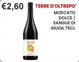 Caramico Moscato Dolce / Sangue di Giuda offerta