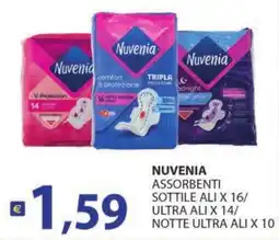 Supermercati Bruscoli Nuvenia assorbenti offerta