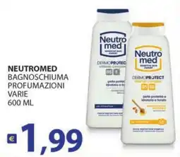 Supermercati Bruscoli Neutromed bagnoschiuma offerta