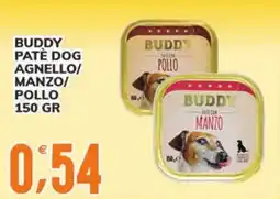 Supermercati Bruscoli Buddy patè dog agnello offerta