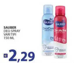 Supermercati Bruscoli Sauber deo spray offerta