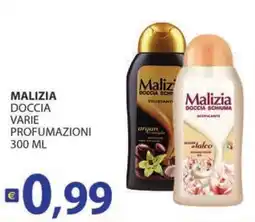 Supermercati Bruscoli Malizia doccia schiuma offerta
