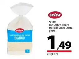 A&O Selex Pan Soffice Bianco Morbido Senza Crosta offerta