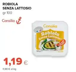 Tigre Robiola senza lattosio Consilia offerta