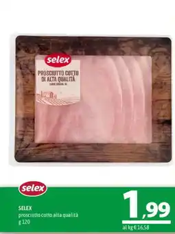 A&O Selex prosciutto cotto alta qualità offerta