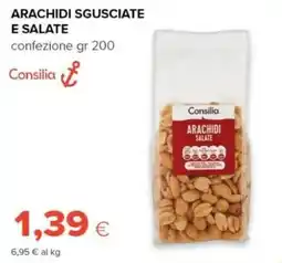 Tigre Arachidi sgusciate e salate Consilia offerta