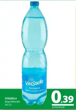 A&O VitaSnella Acqua Naturale offerta