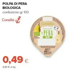 Tigre Polpa di pera biologica Consilia offerta