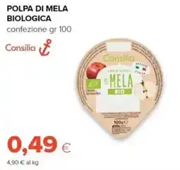 Tigre Polpa di mela biologica Consilia offerta