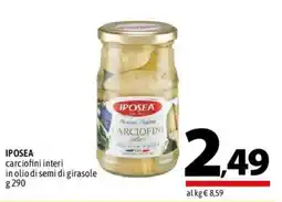 A&O Iposea carciofini interi offerta