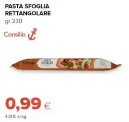 Tigre Pasta sfoglia rettangolare Consilia offerta