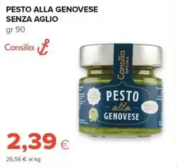 Tigre Pesto alla genovese senza aglio Consilia offerta