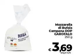 Ipercoop Radenza Mozzarella di Bufala Campana DOP Garofalo offerta