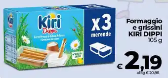 Formaggio e grissini Kiri Dippi