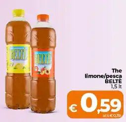 Ipercoop Radenza The limone/pesca BELTÈ offerta