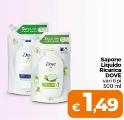 Ipercoop Radenza Sapone Liquido Ricarica DOVE offerta