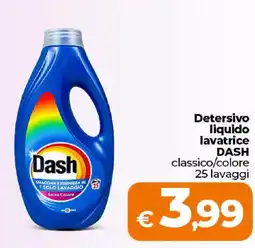 Ipercoop Radenza Detersivo liquido lavatrice DASH classico/colore offerta