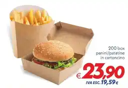 Iper Super Conveniente panini/patatine offerta