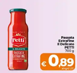 Ipercoop Radenza Passata Extrafine Il Delicato Petti offerta