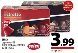 A&O Selex caffè ristretto offerta