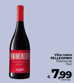 Ipercoop Radenza Vino rosso Pellegrino Finimondo offerta