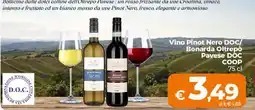 Ipercoop Radenza Vino Pinot Nero DOC/ Bonarda Oltrepò Pavese DOC COOP offerta