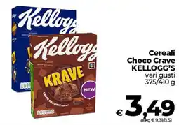 Ipercoop Radenza Cereali Choco Crave Kellogg's offerta