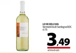 A&O Le Vie dell'Uva Vermentino di Sardegna DOC offerta