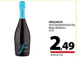 A&O Freschello Vino Spumante Extra Dry Blanc de Blancs offerta