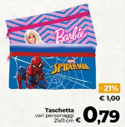 Ipercoop Radenza Taschetta vari personaggi offerta