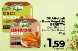 Ipercoop Radenza Affettati a base vegetale Beretta Ceci Bianchi/Lenticchie Rosse offerta