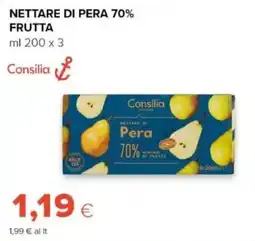 Tigre Nettare di pera 70% frutta Consilia offerta