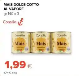Tigre Mais dolce cotto al vapore Consilia offerta