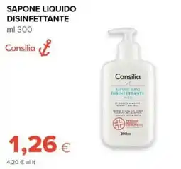 Tigre Sapone liquido disinfettante Consilia offerta