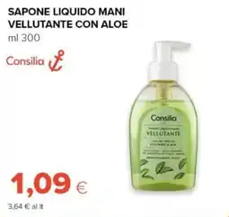 Tigre Sapone liquido mani vellutante con aloe Consilia offerta