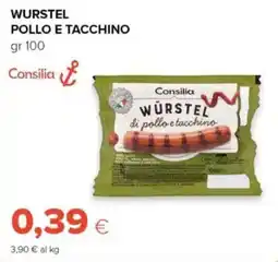 Tigre Würstel di pollo e tacchino Consilia offerta