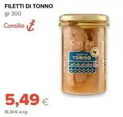 Tigre Filetti di tonno Consilia offerta