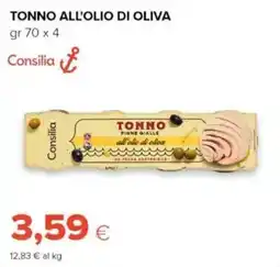 Tigre Tonno pinne gialle all'olio di oliva Consilia offerta