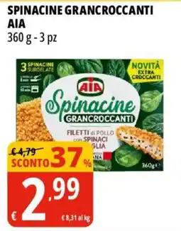 Tigros Spinacine grancroccanti AIA offerta