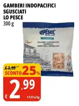 Tigros Gamberi indopacifici sgusciati LopPesce offerta
